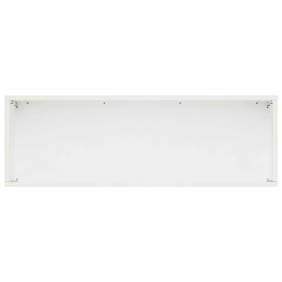 Vrtna saksija 2 kom. Bijela 60 x 20 x 20 cm Čelična vrata