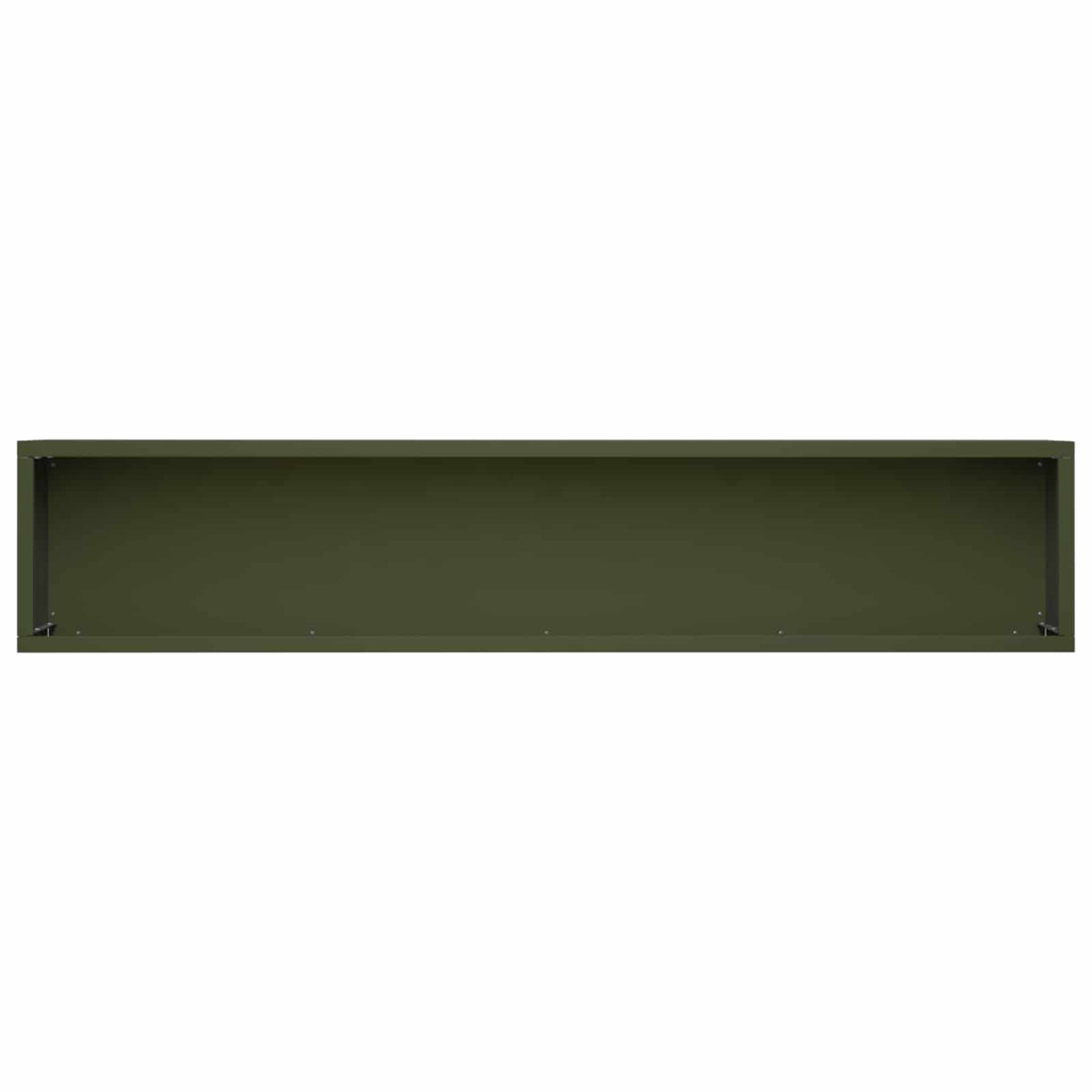 Vrtna saksija Maslinastozelena 100 x 20 x 20 cm Čelična vrata