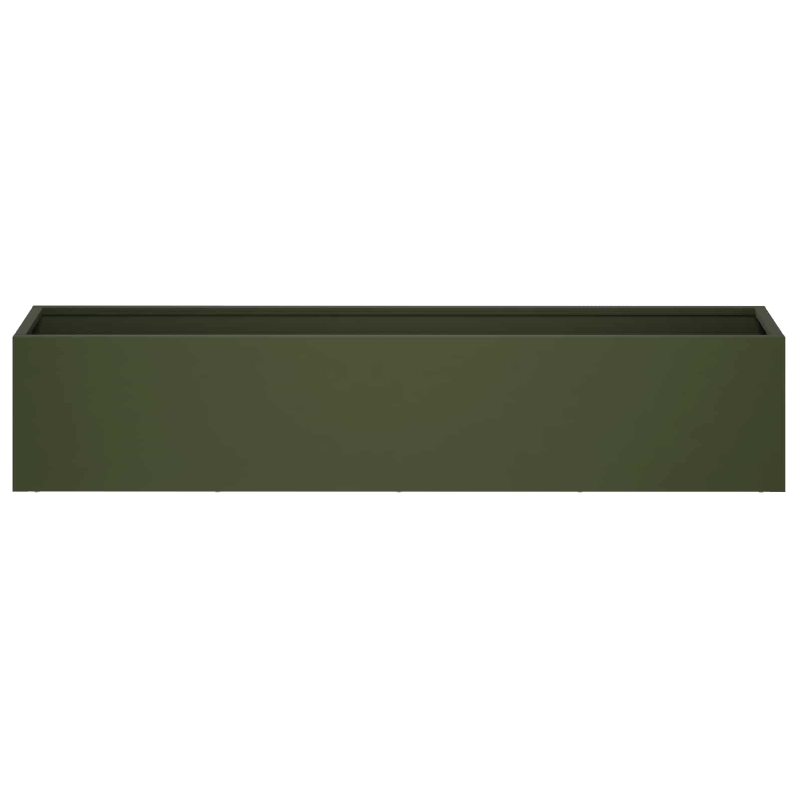 Vrtna saksija 2 kom. Maslinastozelena 100 x 20 x 20 cm