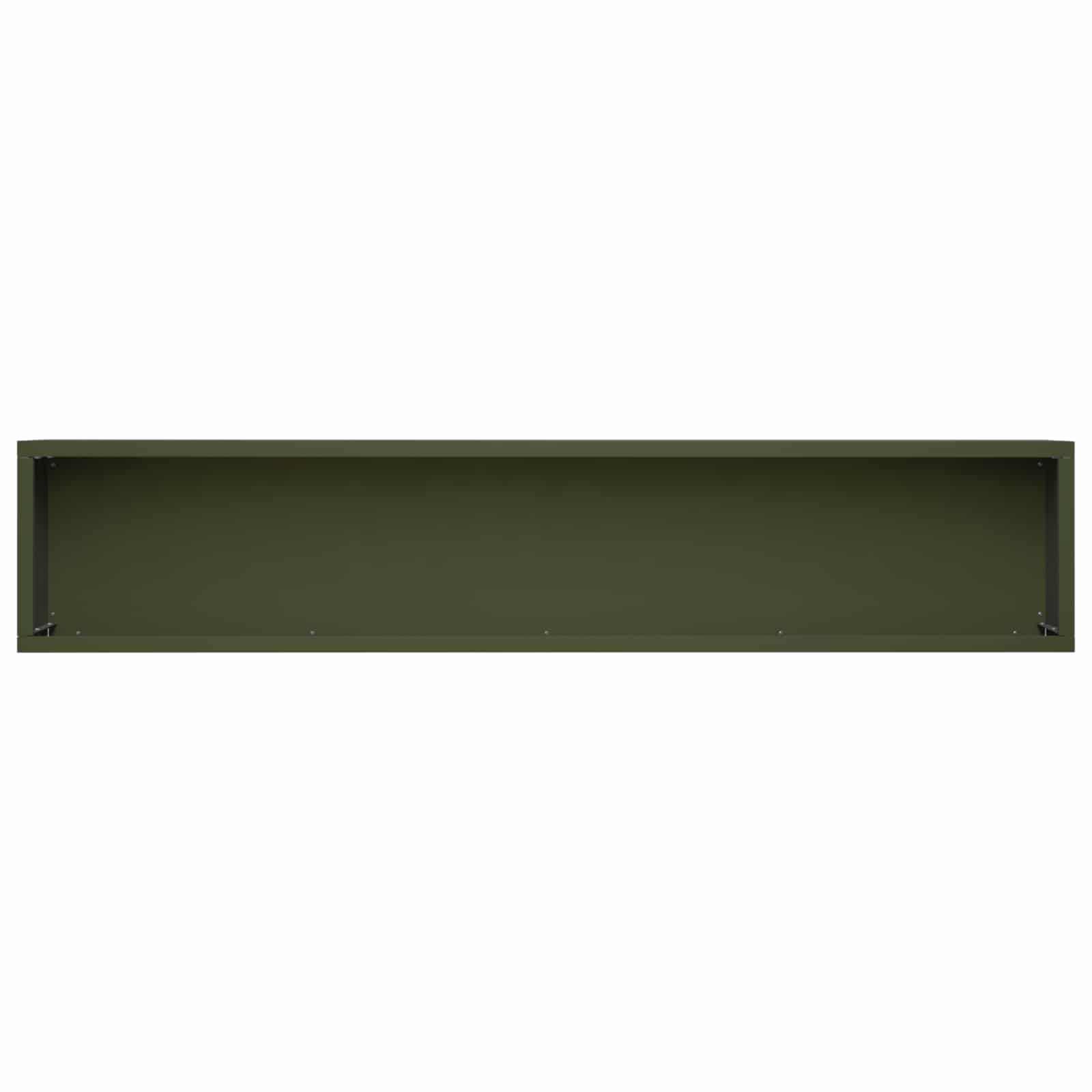 Vrtna saksija 2 kom. Maslinastozelena 100 x 20 x 20 cm