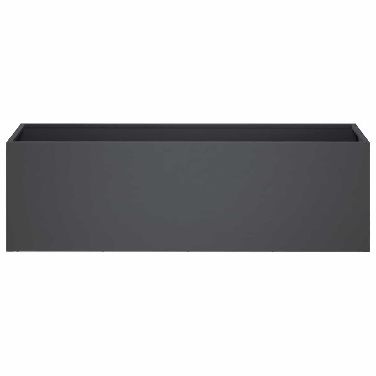 Vrtna saksija Antracit 80 x 30 x 30 cm Čelična vrata