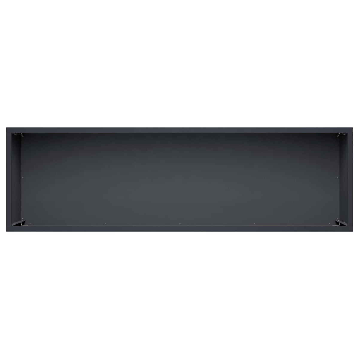 Vrtna saksija Antracit 80 x 30 x 30 cm Čelična vrata