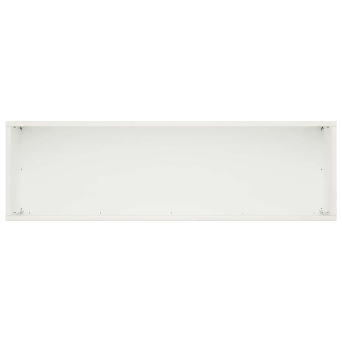 Vrtna saksija Bijela 100 x 30 x 30 cm Čelična vrata