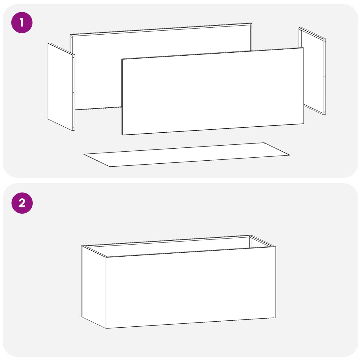 Vrtna saksija Crna 80 x 40 x 40 cm Čelična vrata