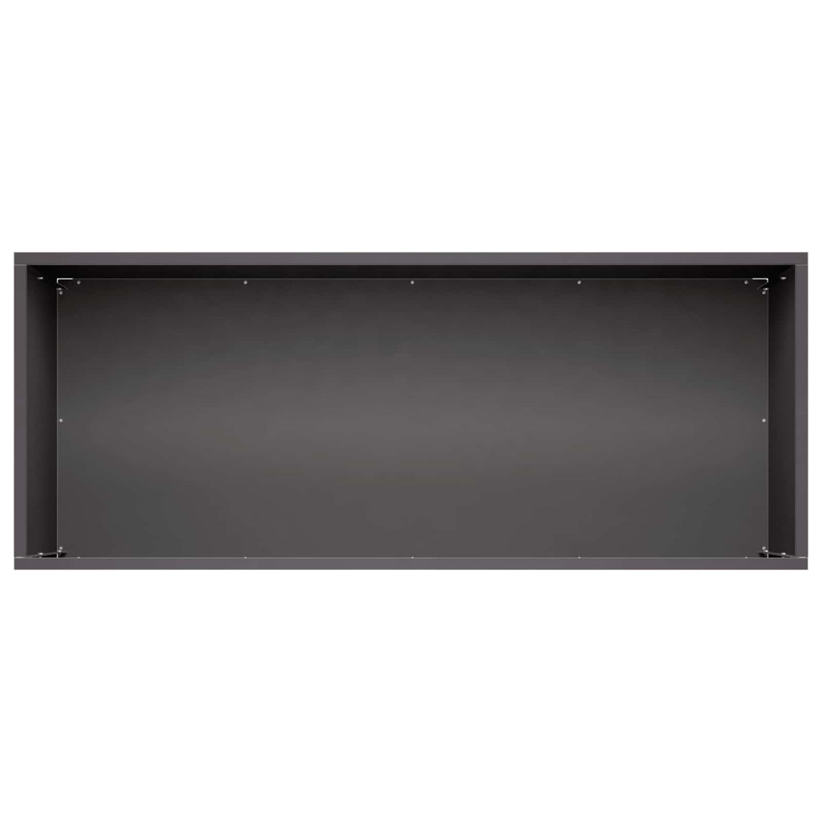 Vrtna saksija Crna 80 x 40 x 40 cm Čelična vrata