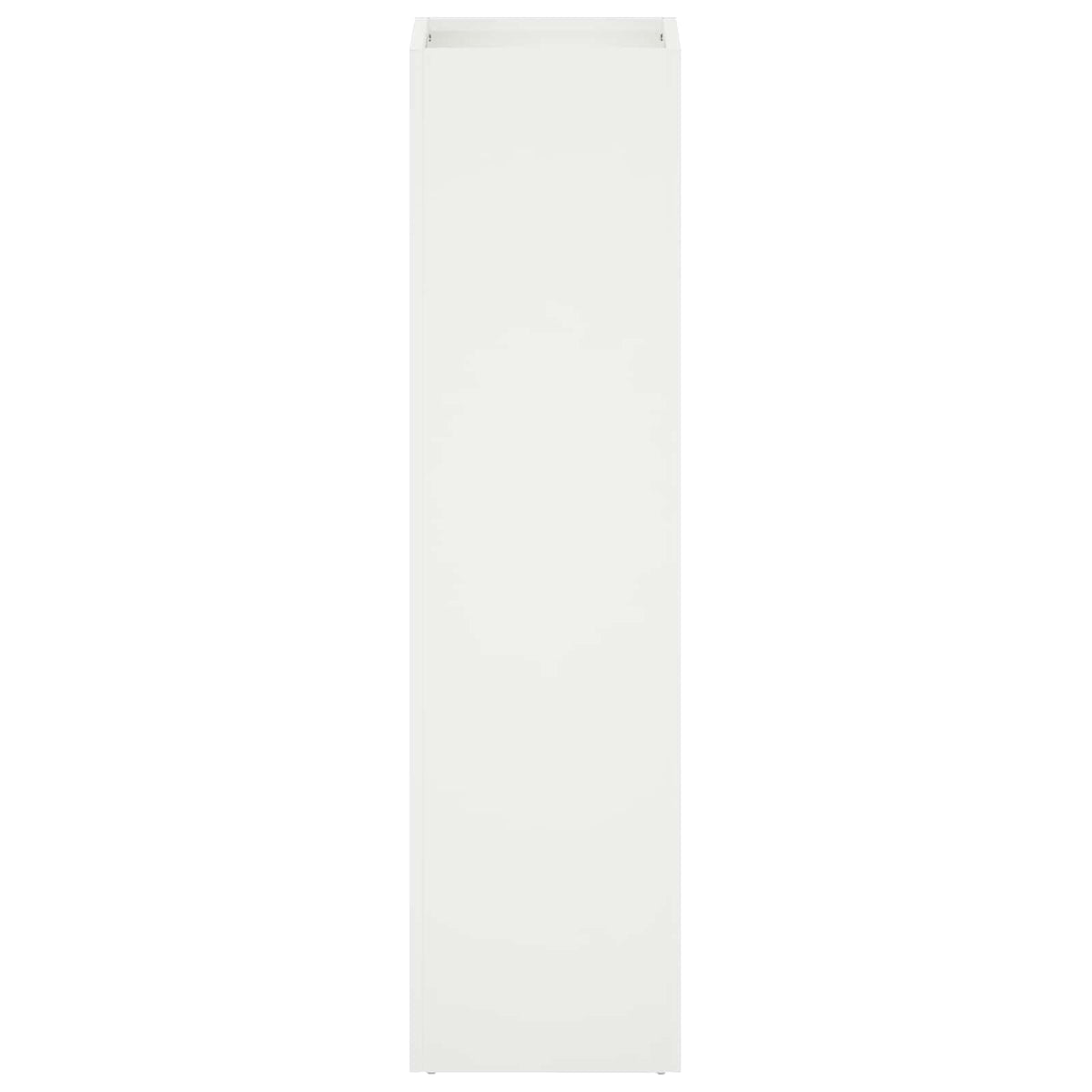 Vrtna saksija Bijela 20 x 20 x 75 cm Čelična vrata