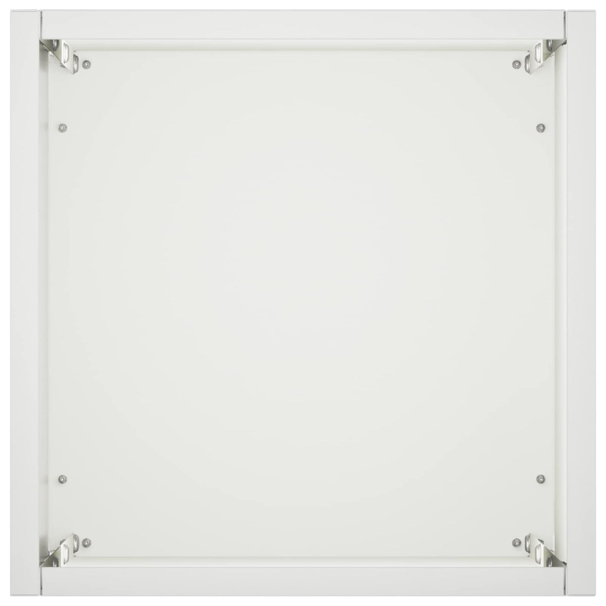 Vrtna saksija Bijela 20 x 20 x 75 cm Čelična vrata