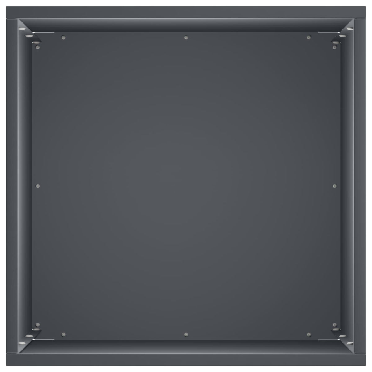 Vrtna saksija Antracit 30 x 30 x 40 cm Čelična vrata