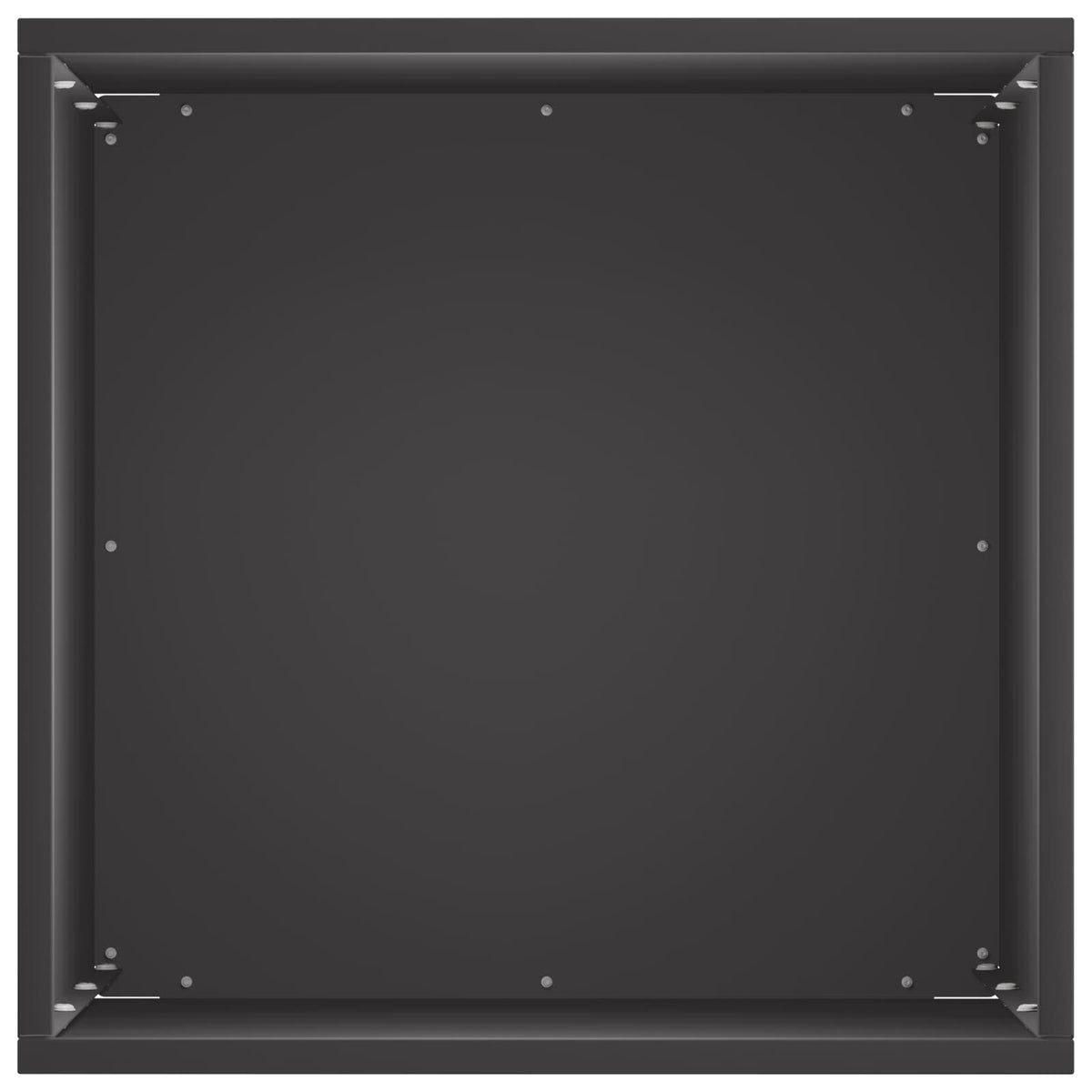 Vrtna saksija Crna 30 x 30 x 50 cm Čelična vrata
