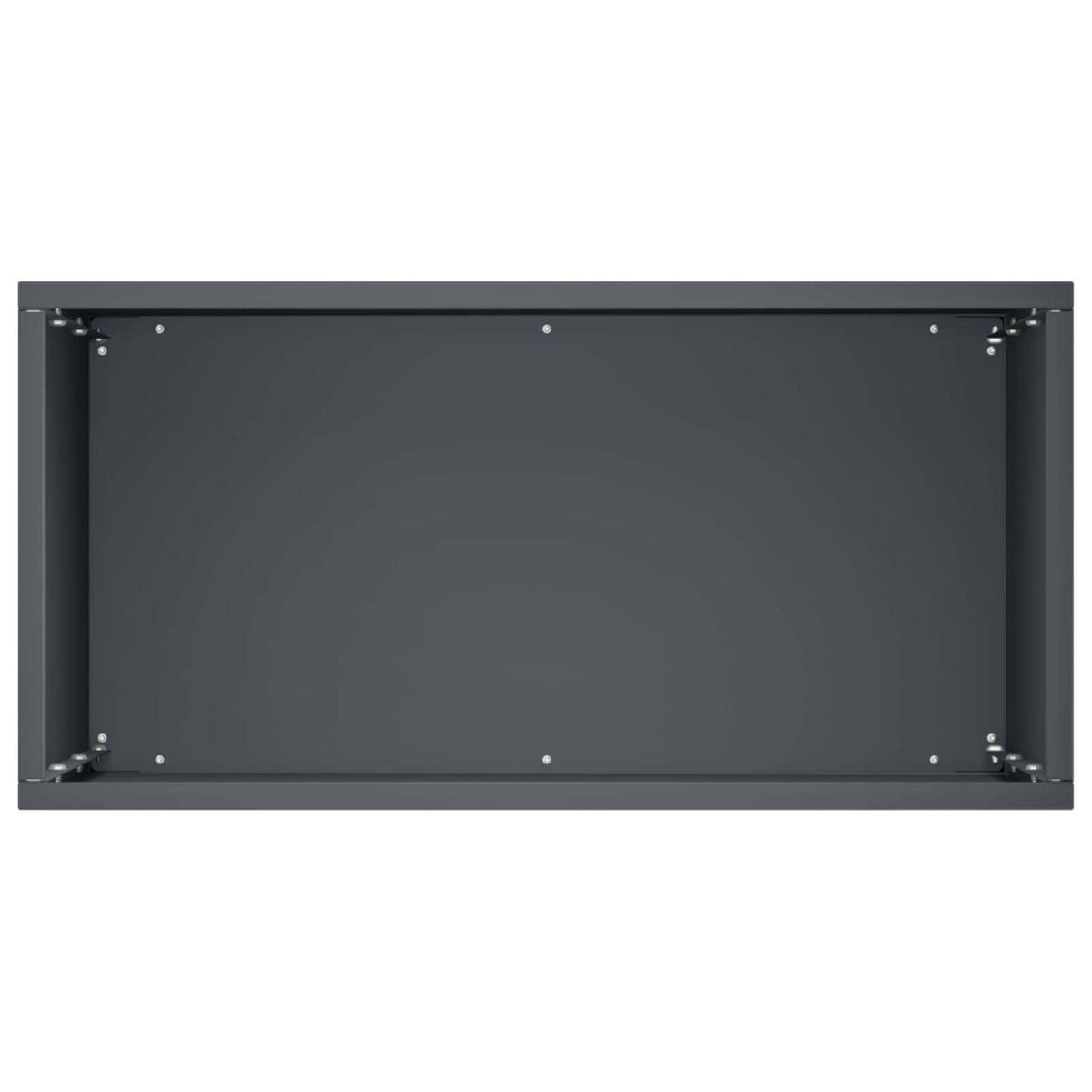Vrtna saksija Antracit 40 x 20 x 50 cm Čelična vrata