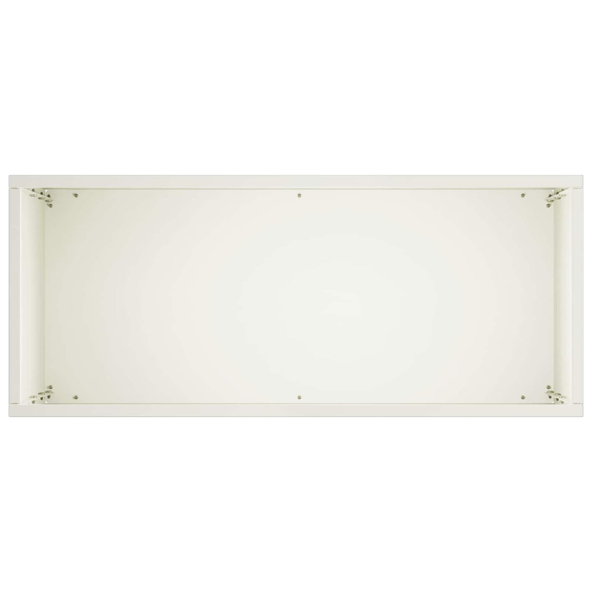 Vrtna saksija 2 kom. Bijela 50 x 20 x 75 cm Čelična vrata