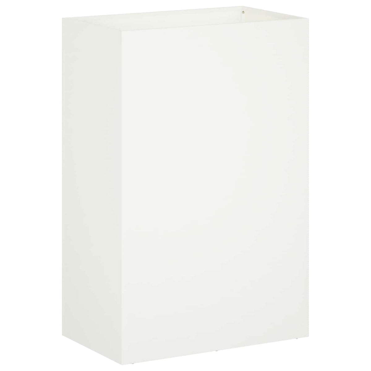 Vrtna saksija Bijela 40 x 30 x 75 cm Čelična vrata