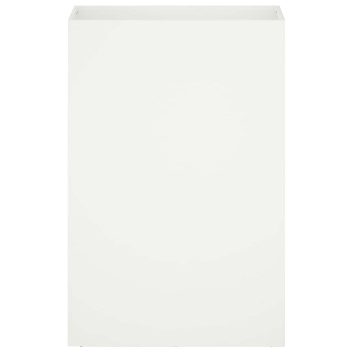 Vrtna saksija Bijela 40 x 30 x 75 cm Čelična vrata