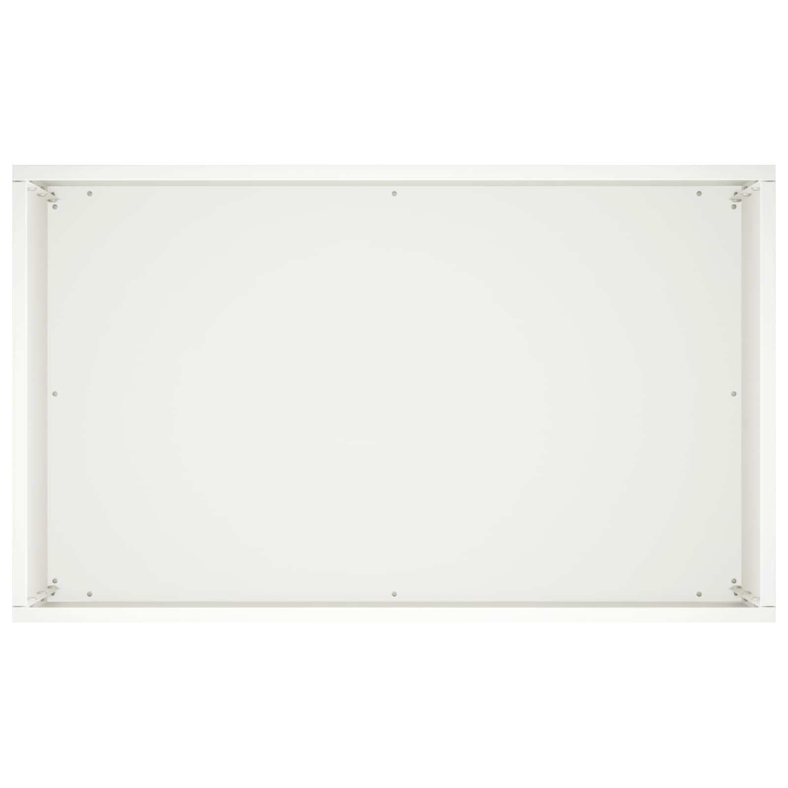 Vrtna saksija 2 kom. Bijela 50 x 30 x 40 cm Čelična vrata
