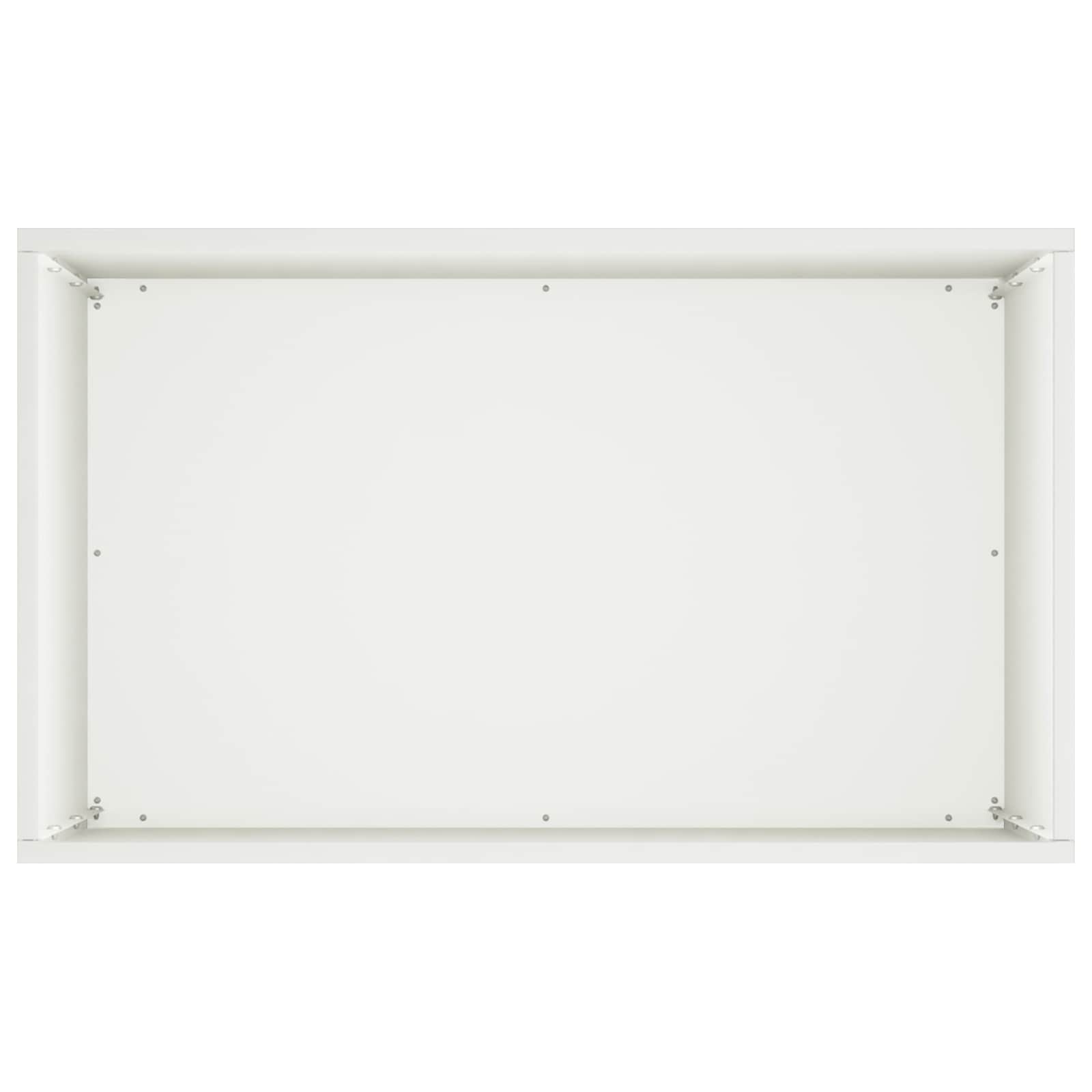 Vrtna saksija Bijela 50 x 30 x 75 cm Čelična vrata