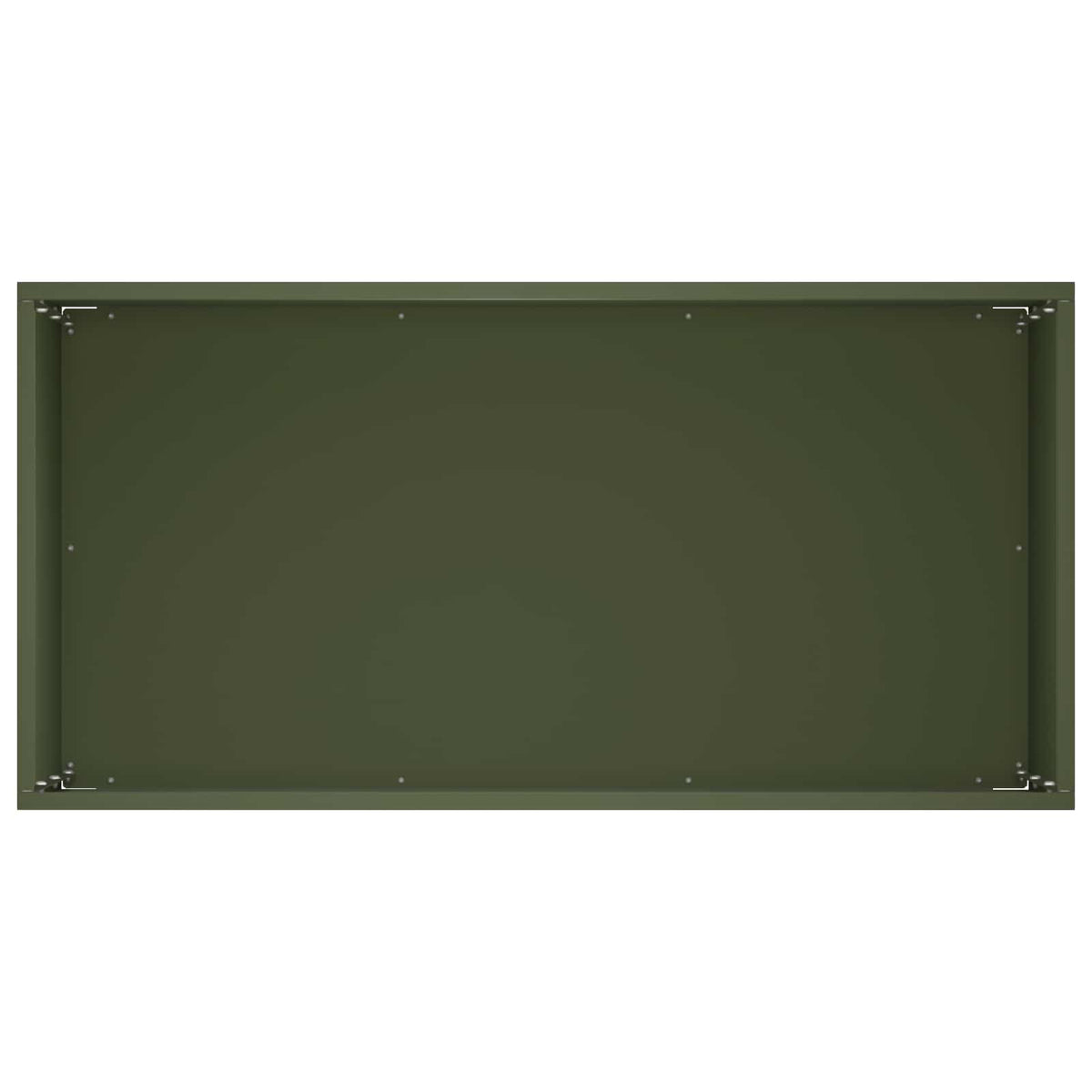 Vrtna saksija 2 kom. Maslinastozelena 60 x 30 x 40 cm