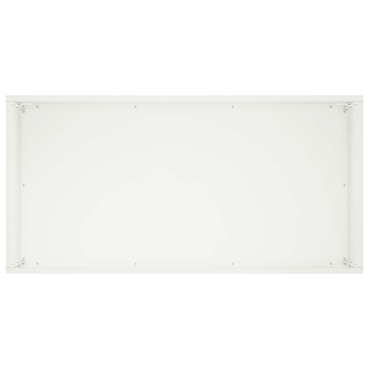 Vrtna saksija 2 kom. Bijela 60 x 30 x 50 cm Čelična vrata