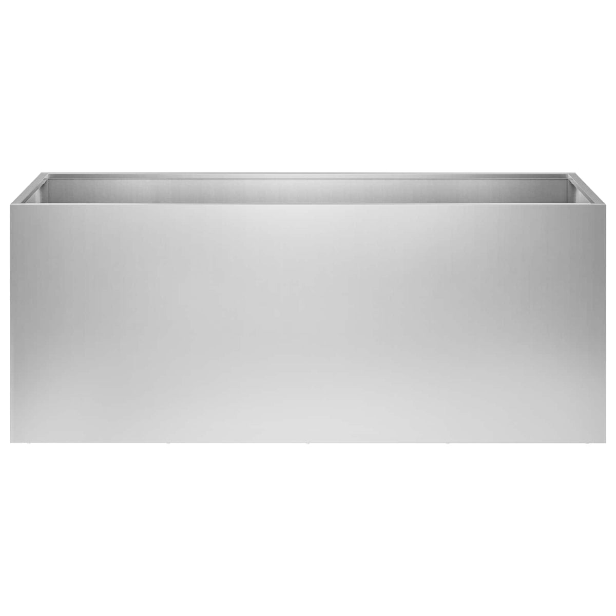Vrtna saksija Srebrna 100 x 30 x 40 cm Pocinčani čelik