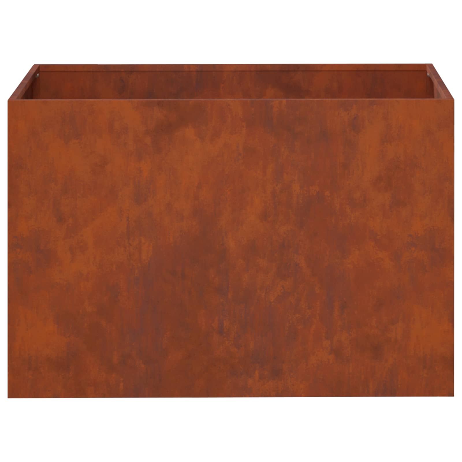 Vrtna saksija Rđa 50 x 40 x 40 cm Otporni čelik