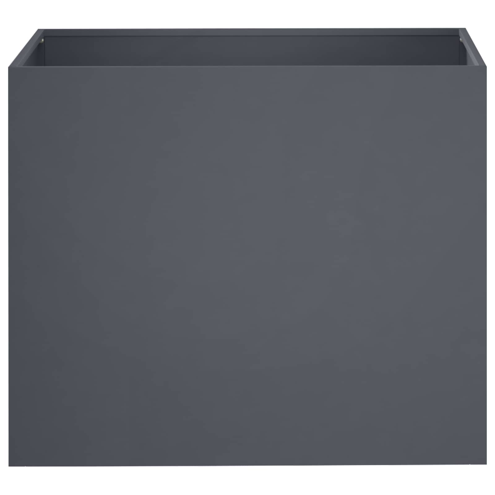 Vrtna saksija Antracit 50 x 40 x 50 cm Čelična vrata