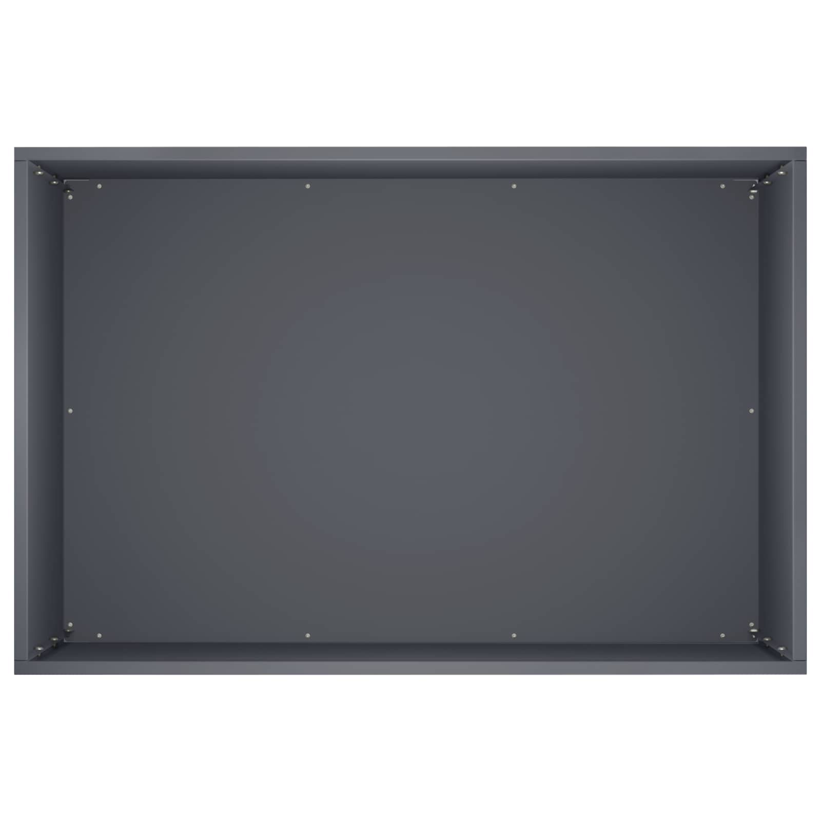 Vrtna saksija Antracit 50 x 40 x 50 cm Čelična vrata