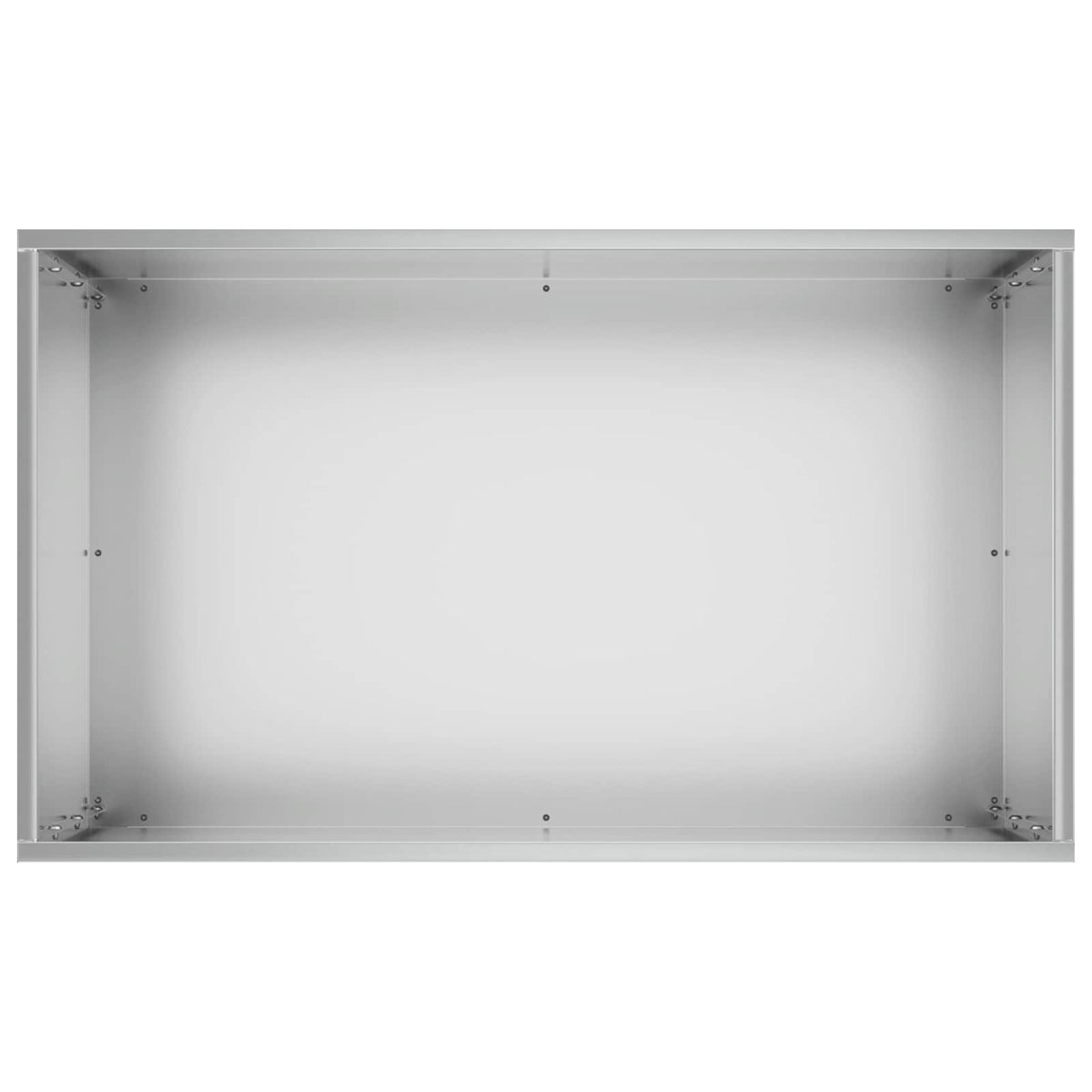 Vrtna saksija Srebrna 50 x 40 x 75 cm Pocinčani čelik