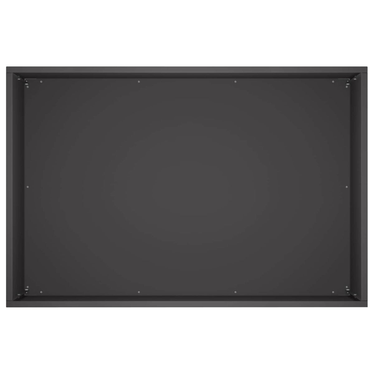 Vrtna saksija 2 kom. Crna 60 x 40 x 40 cm Čelična vrata
