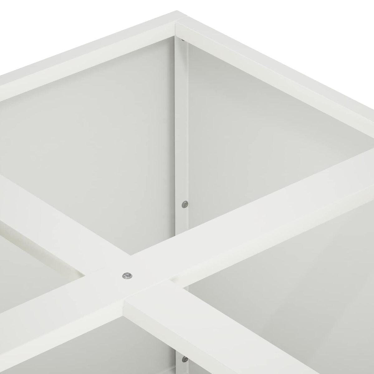 Vrtna saksija Bijela 100 x 100 x 30 cm Čelična vrata
