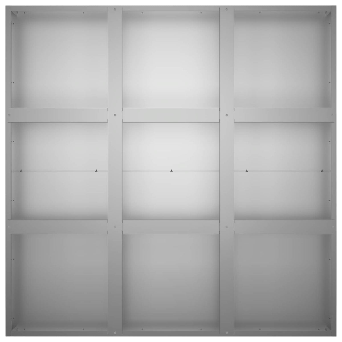 Vrtna saksija Srebrna 100 x 100 x 50 cm Pocinčani čelik