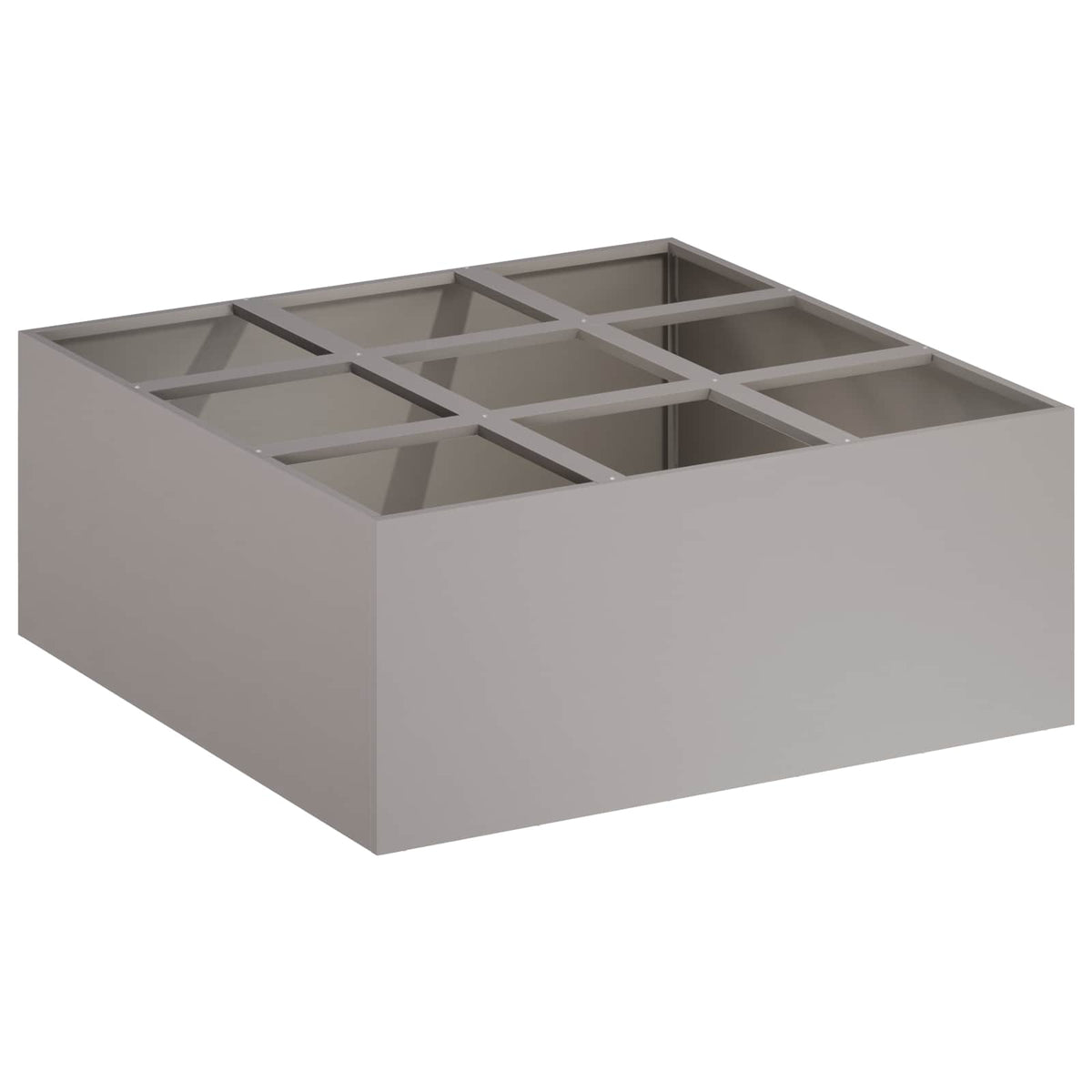 Vrtna saksija Rđa 100 x 100 x 50 cm Otporni čelik
