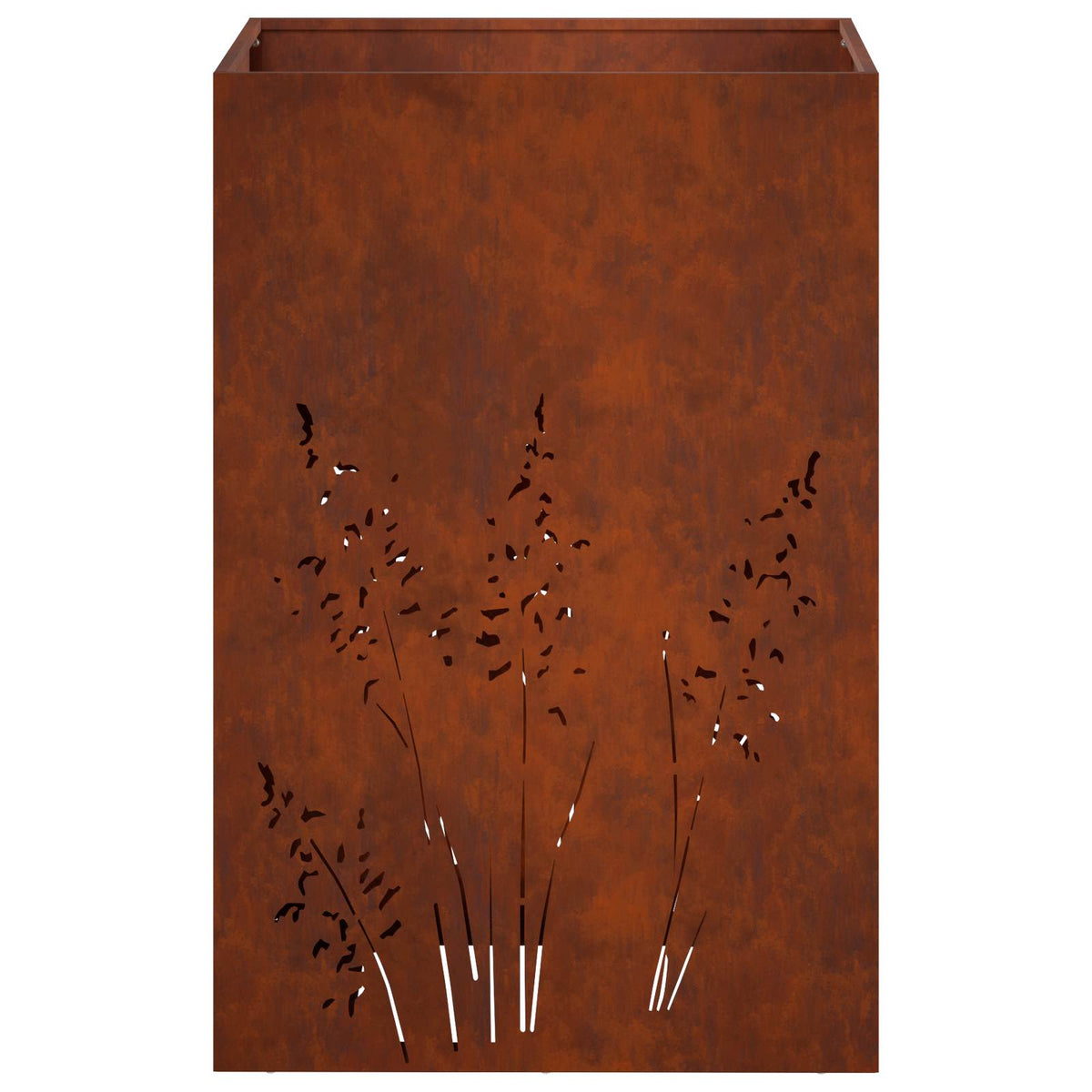 Vrtna saksija Rđa 50 x 50 x 75 cm Otporni čelik