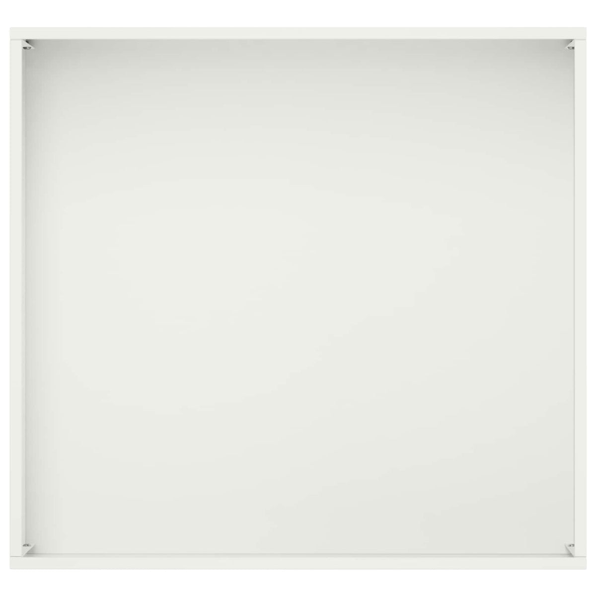 Vrtna saksija Bijela 50 x 50 x 49 cm Čelična vrata