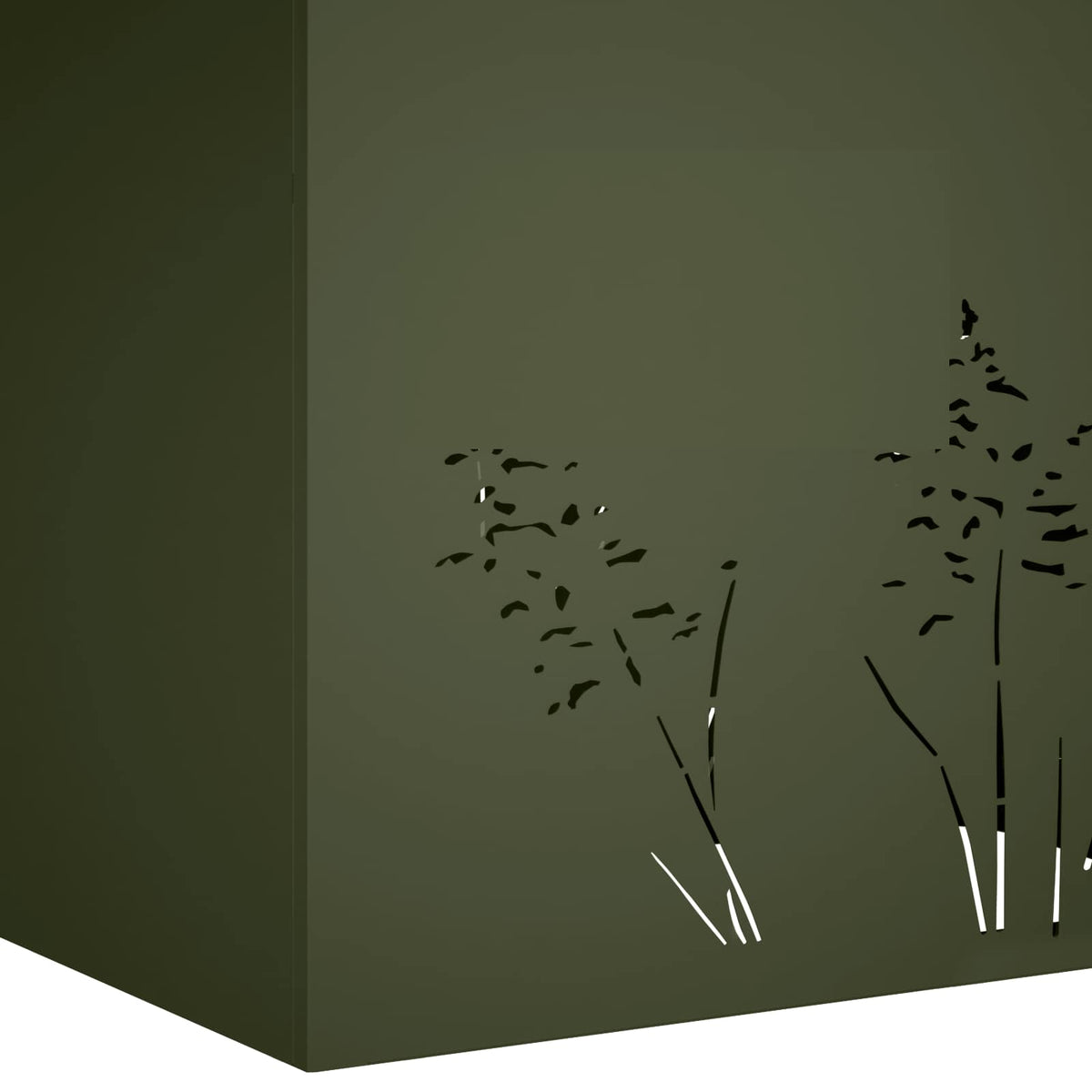 Vrtna saksija 2 kom. Maslinastozelena 80 x 20 x 49 cm