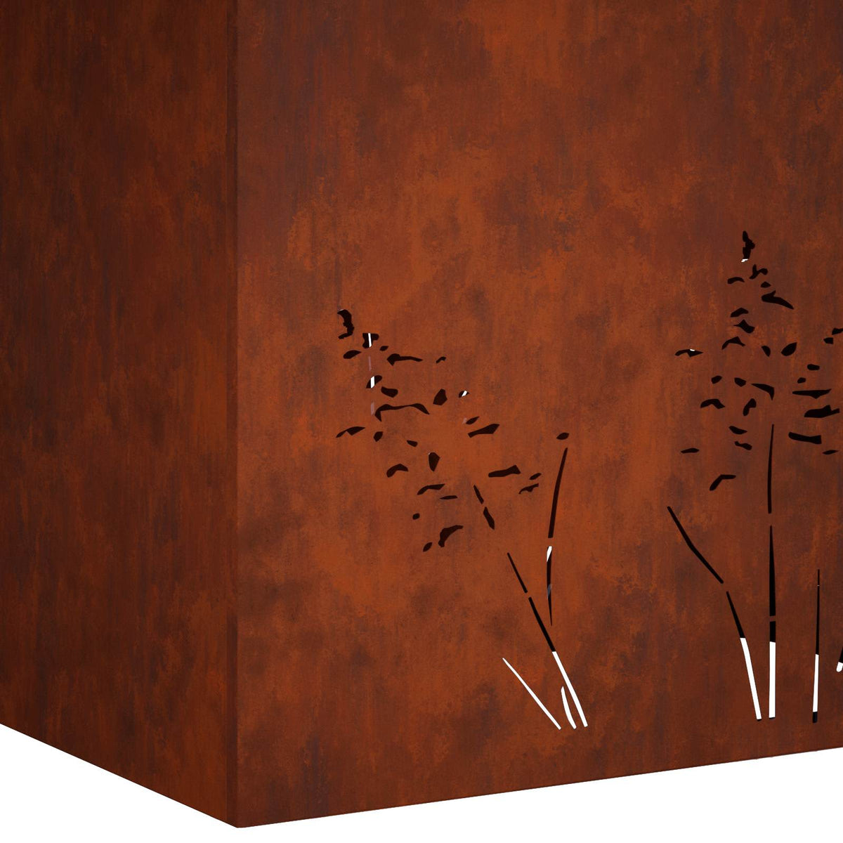 Vrtna saksija 2 kom. Rđa 80 x 20 x 49 cm Otporni čelik