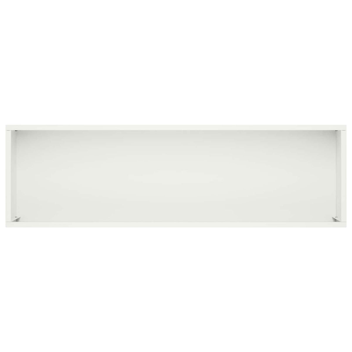Vrtna saksija Bijela 100 x 30 x 49 cm Čelična vrata