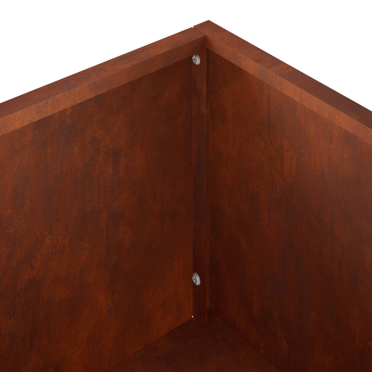 Vrtna saksija Rđa 100 x 30 x 49 cm Otporni čelik