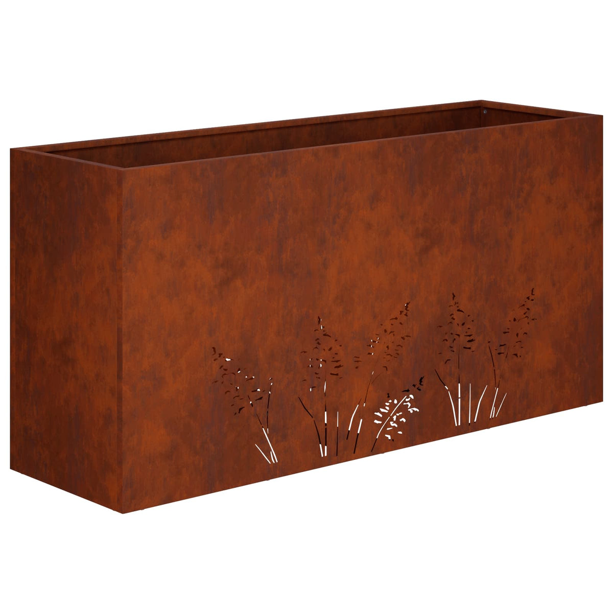 Vrtna saksija Rđa 100 x 30 x 49 cm Otporni čelik