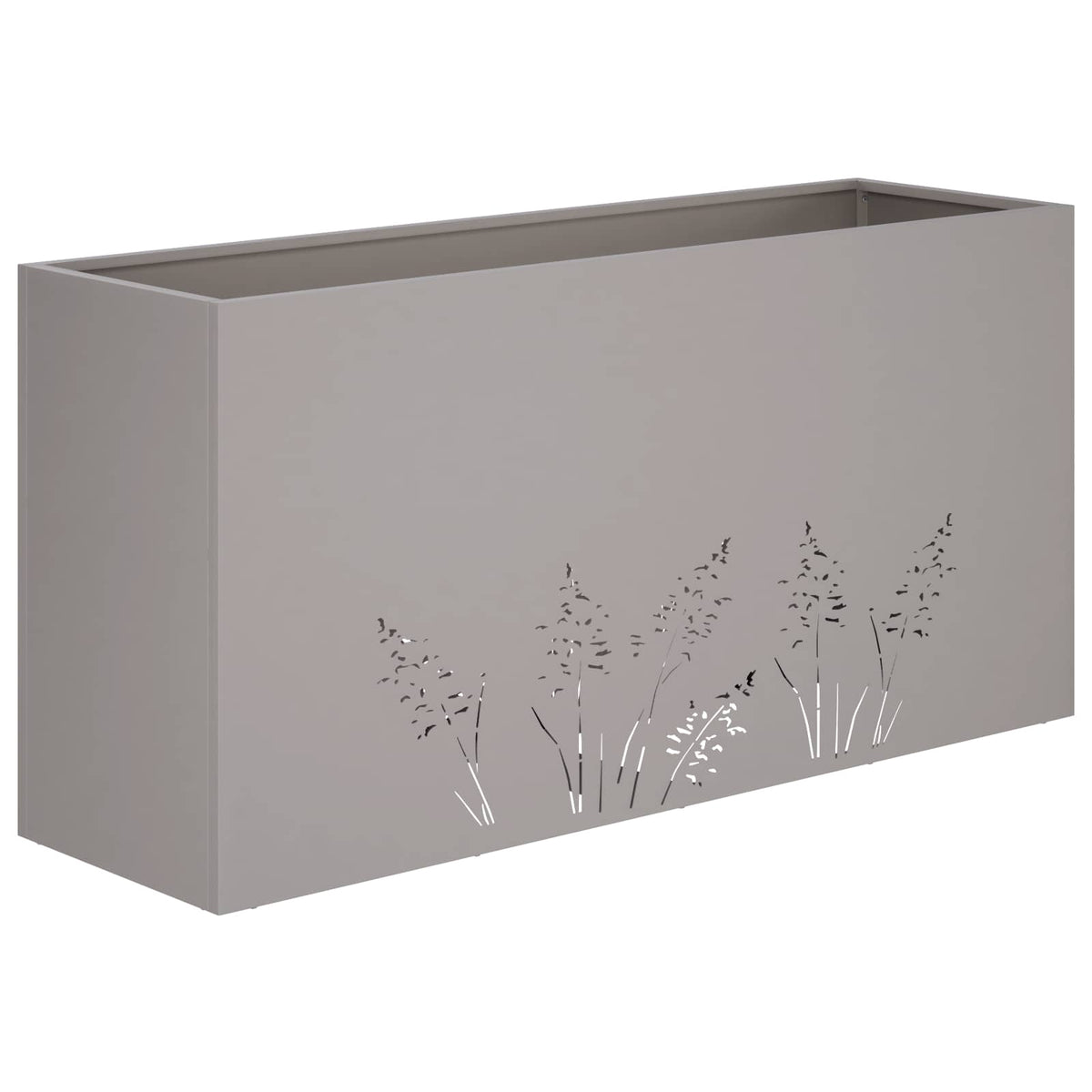 Vrtna saksija Rđa 100 x 30 x 49 cm Otporni čelik