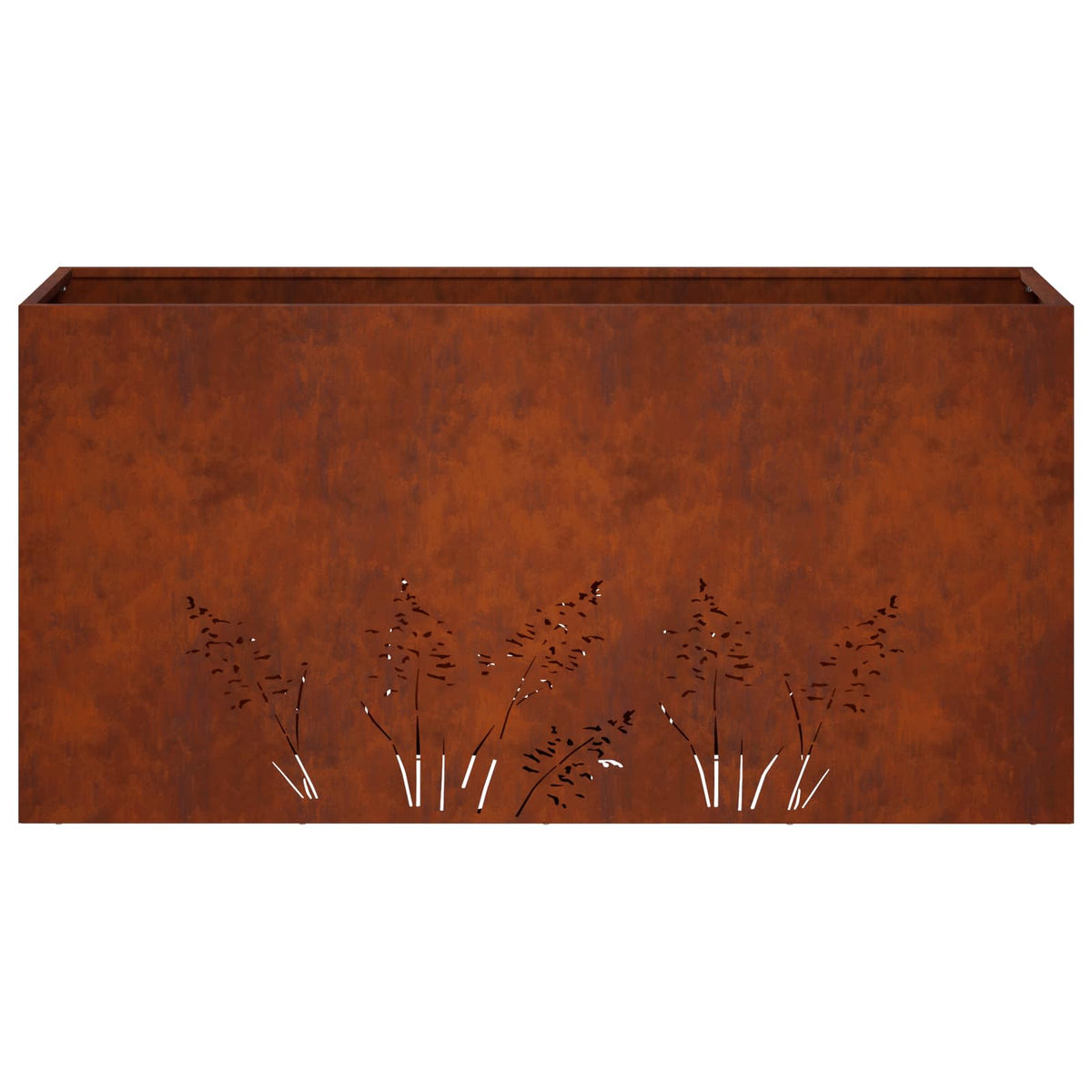 Vrtna saksija Rđa 100 x 30 x 49 cm Otporni čelik