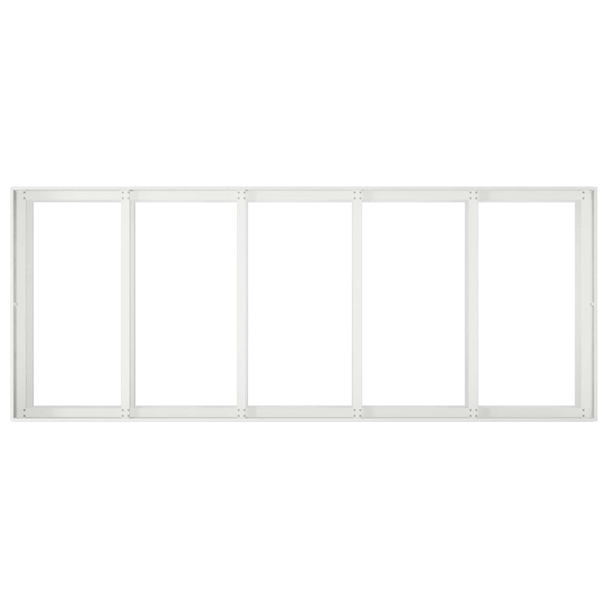 Vrtna saksija Bijela 200 x 80 x 60 cm Čelična vrata