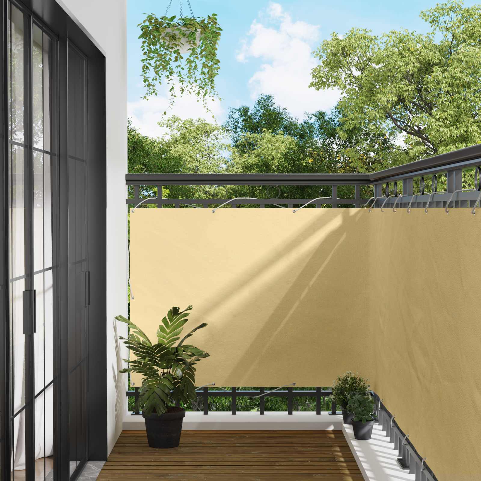 Balcony ekran Pijesak 110 x 600 cm Oxford tkanina
