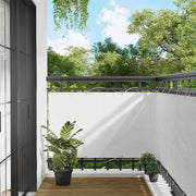 Balcony ekran Bijeli 100 x 300 cm Oxford tkanina