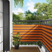 Balcony ekran Narančasta i smeđa 100 x 500 cm Oxford tkanina