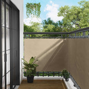 Balcony ekran Bež 110 x 800 cm Oxford tkanina
