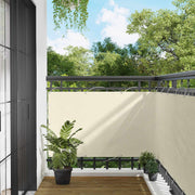 Balcony ekran Krema 100 x 300 cm Oxford tkanina