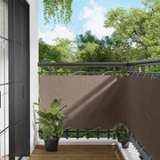 Balcony ekran Sivo-smeđa 100 x 400 cm Oxford tkanina