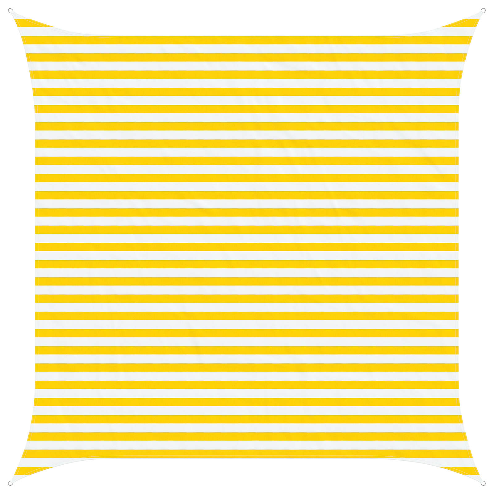 Jedro za sunce Žuta i bijela 3,6 x 3,6 m 100% poliester Oxford