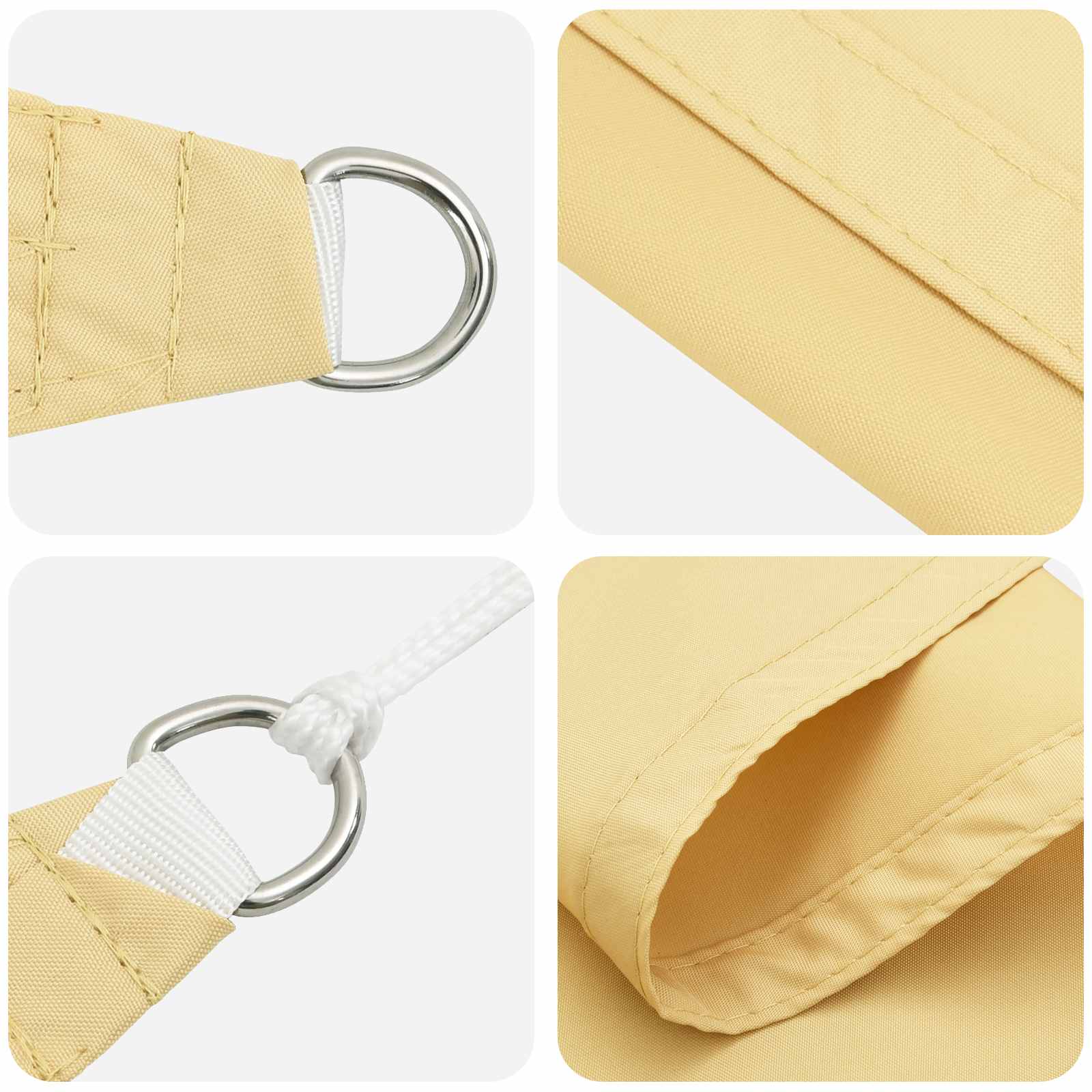 Jedro za sunce Pijesak 6 x 2,5 m 100% poliester Oxford