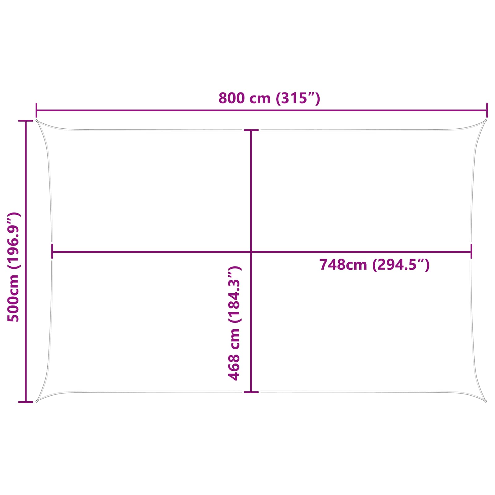 Jedro za sunce Narančasta i smeđa 8 x 5 m 100% poliester Oxford