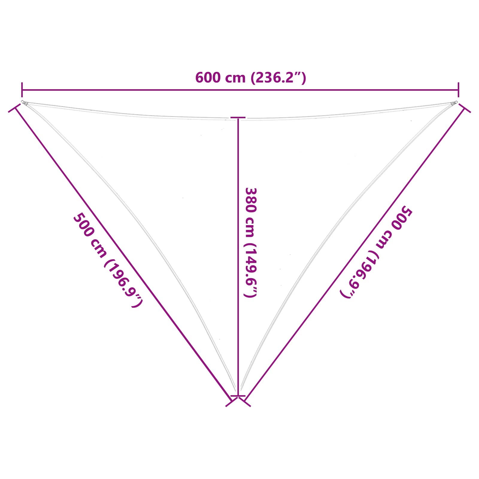 Jedro za sunce Žuta i bijela 5 x 5 x 6 m 100% poliester Oxford